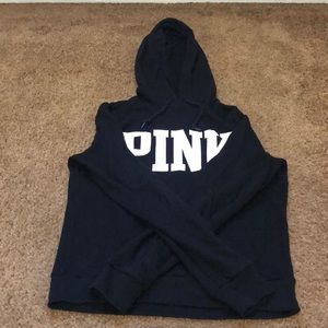 VS pink black hoodie